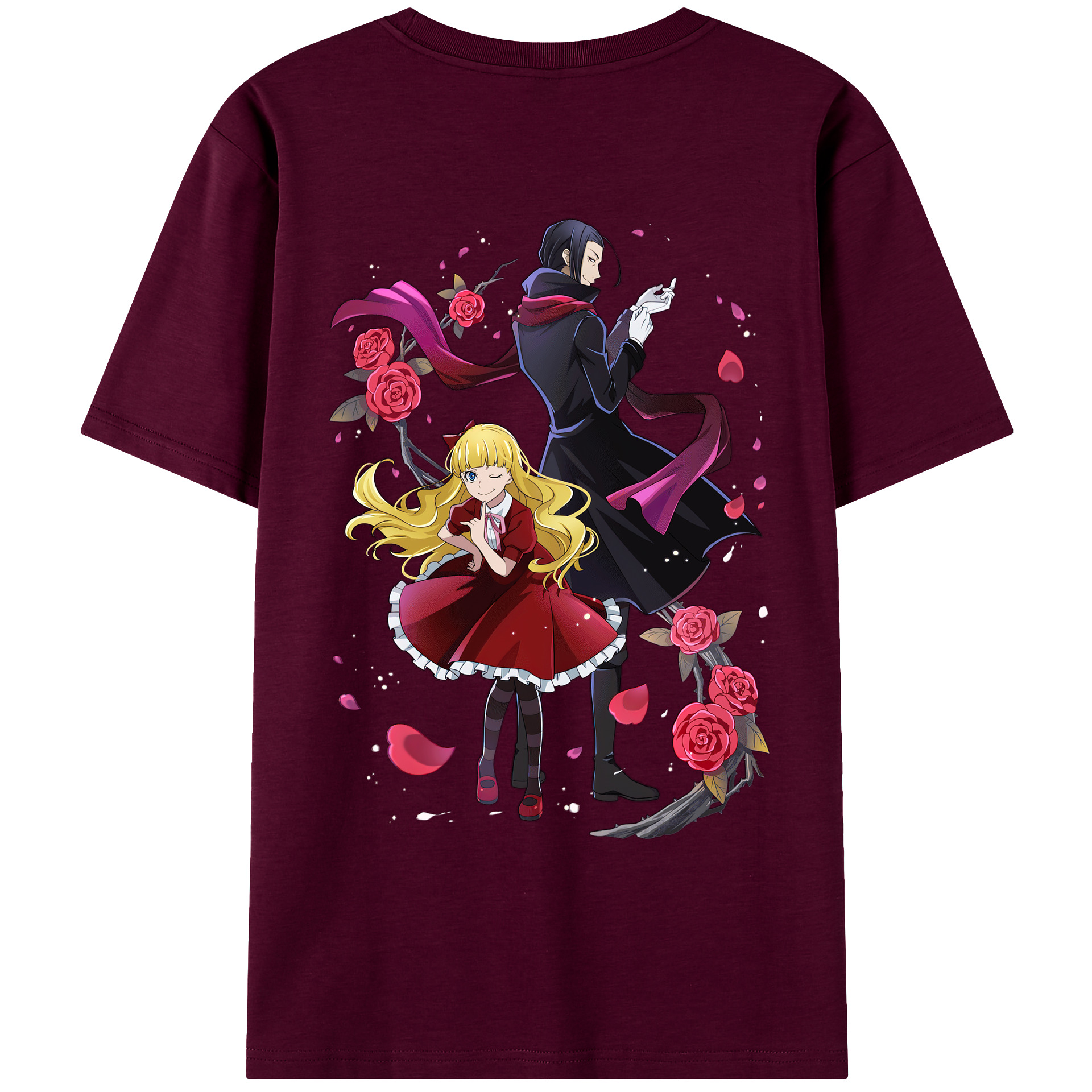 （画像用） 文豪ストレイドッグス Bungo Stray Dogs レディース半袖Tシャツ(バックプリント)